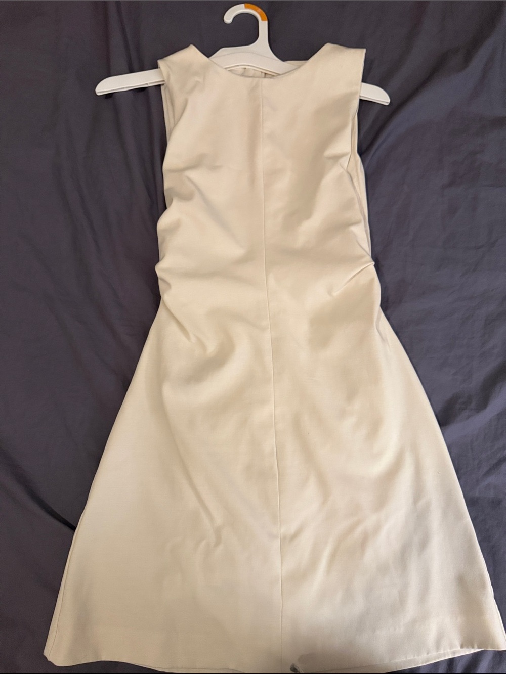 Zara Cream Sleeveless Mini Dress